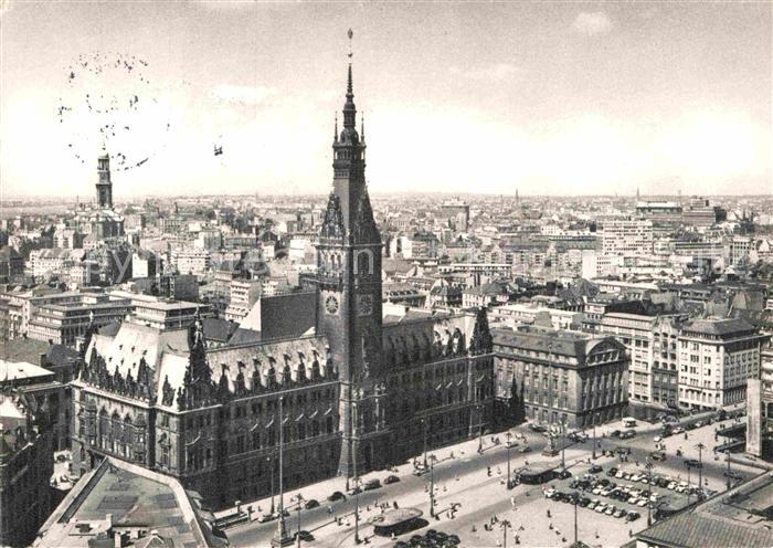 HAMBURG  CITY Rathaus und Stadtpanorama
