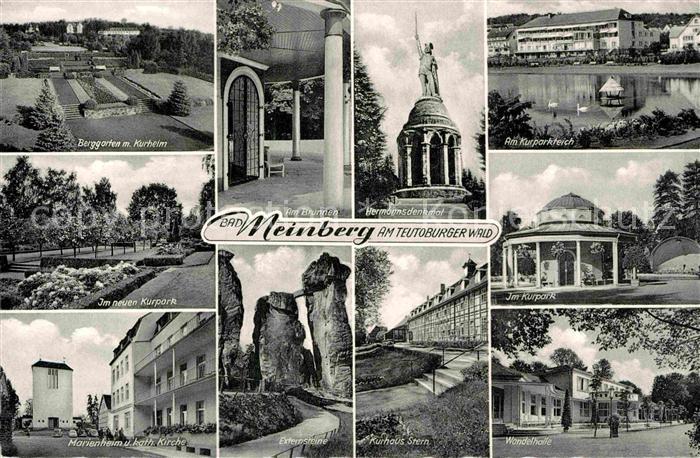 Meinberg Bad Hermannsdenkmal Kurhaus Stern Externsteine katholische Kirche