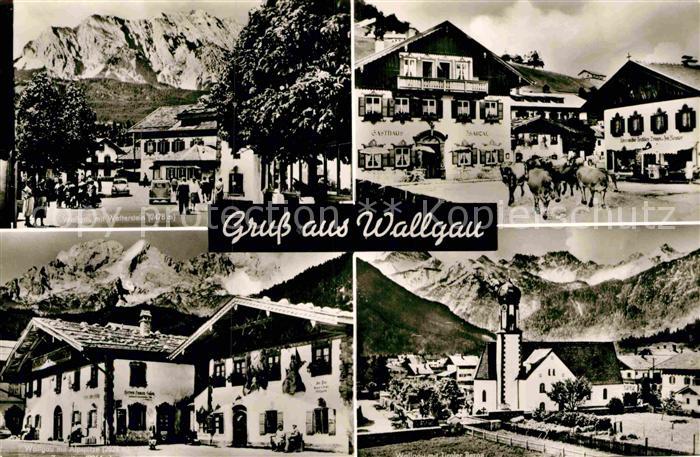 Wallgau Wetterstein Tiroler Berge Alpspitze Zugspitze Gasthaus Isartal