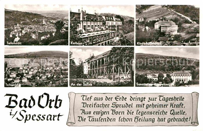 Bad Orb Saline Sanatorium Kueppelsmuehle Kinderheilanstalt