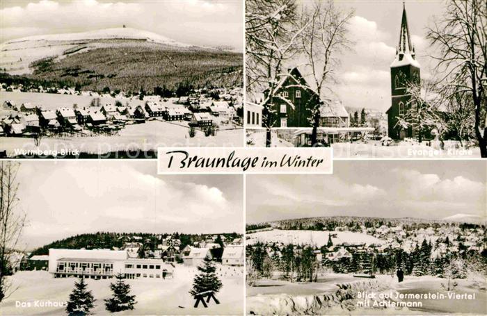 Braunlage Harz Evangelische Kirche Wurmberg Kurhaus Jermerstein-Viertel