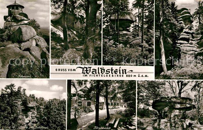 Zell Fichtelgebirge Forsthaus Waldstein Schuessel Wagstein Felspartie Teufelstis