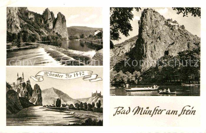 Bad Muenster Stein Ebernburg Ruine Rheingrafenstein