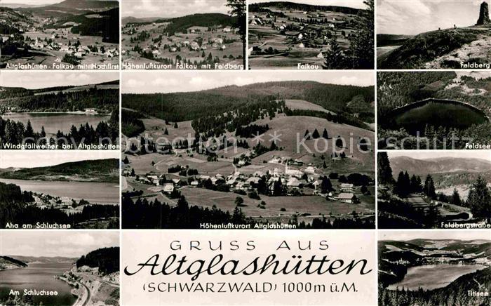 Altglashuetten Feldbergstrasse Titisee Schluchtsee Falkau