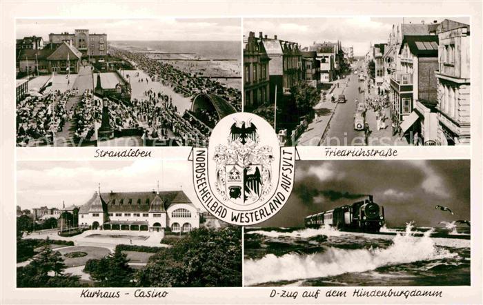 Westerland Sylt Friedrichstrasse D-Zug Kurhaus Casino