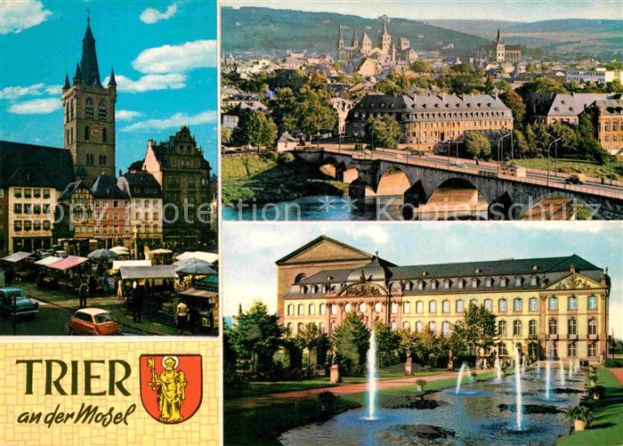 Trier Hauptmarkt Moselbruecke Kurfuerstliches Schloss