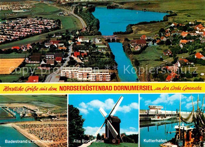 Dornumersiel Yachthafen Alte Bockmuehle Kutterhafen