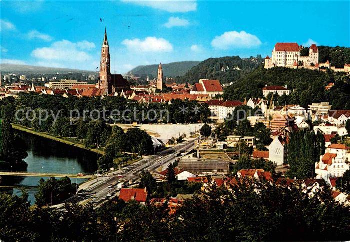 Landshut Isar St. Martinskirche Burg Tausnitz