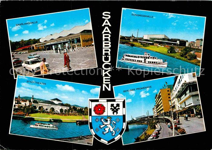 SAARBRueCKEN Saarland Kongreshalle Saarlandhalle Stadttheater Berliner Promenade