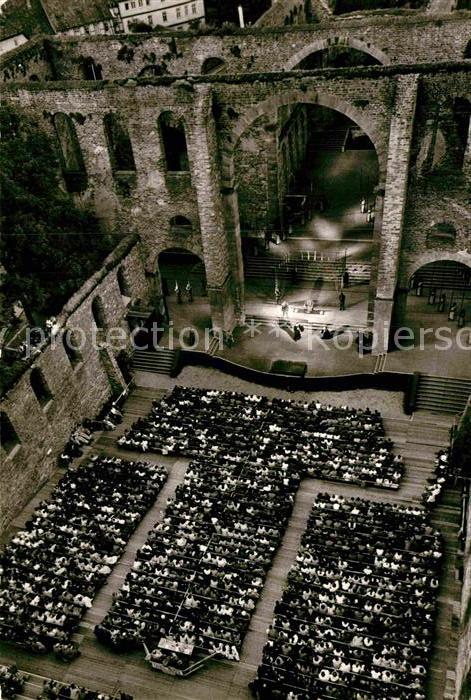 Bad Hersfeld Stiftsruine Festspiele Buehne Zuschauerraum