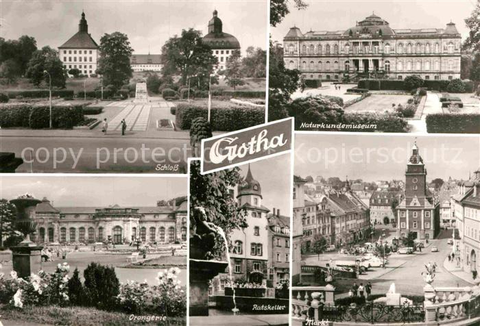 Gotha Thueringen Schloss Markt Orangerie Ratskeller