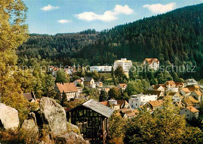Triberg Schwarzwald Blick vom Felsenhaeusle