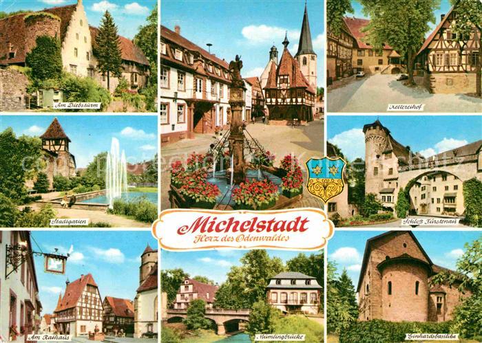Michelstadt Diebsturm Schloss Fuerstenau Rathaus