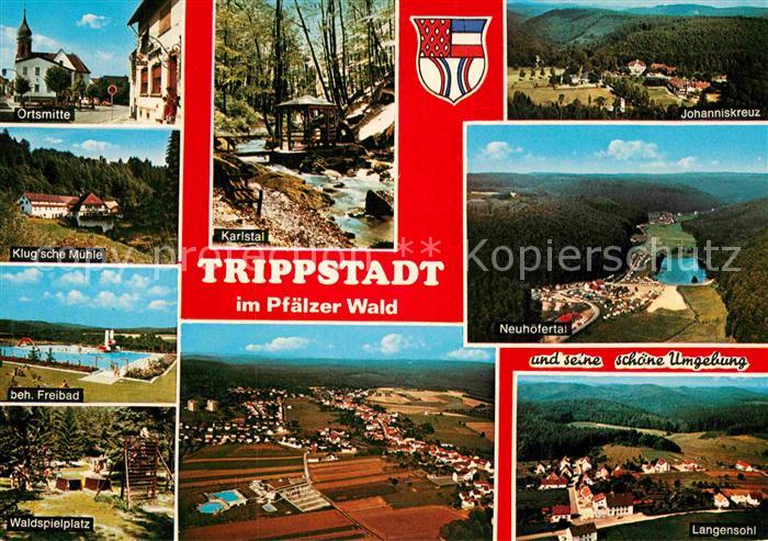 Trippstadt Neuhoefertal Johanniskreuz Karlstal Klugsche Muehle Ortsmitte
