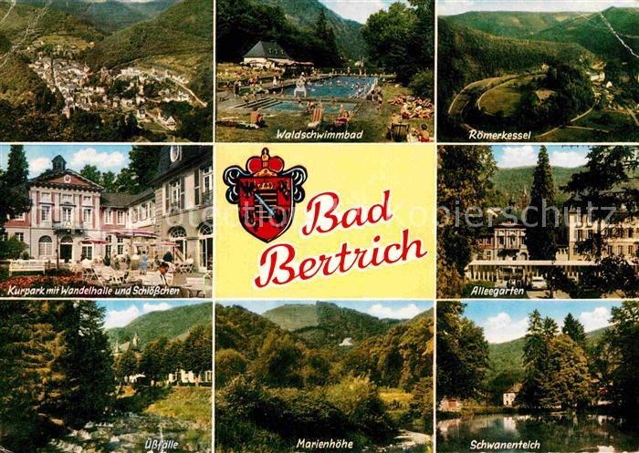 Bad Bertrich Roemerkessel Schloesschen Marienhoehe Alleegarten