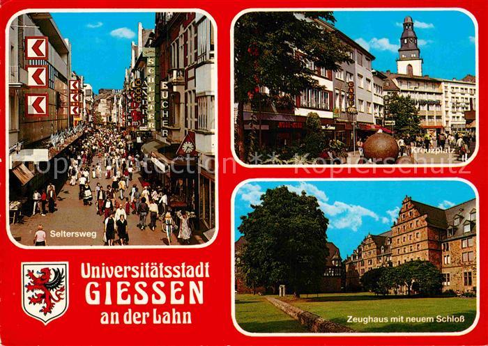 Giessen Lahn Seltersweg Kreuzplatz Zeughaus neue Schloss