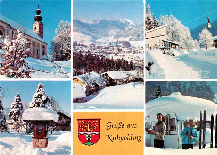 Ruhpolding Bayern Pfarrkirche Kurhaus Seilbahn Campingplatz