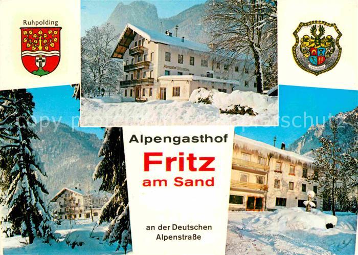 Ruhpolding Bayern Alpengasthof Fritz am Sand