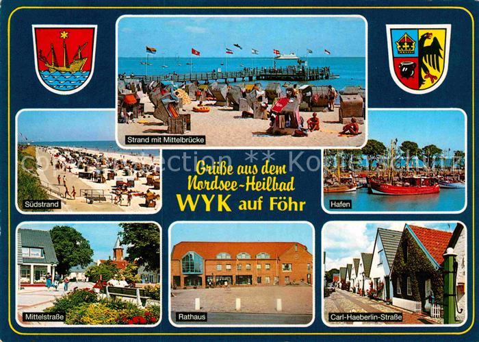 Wyk Foehr Rathaus Carl-Haeberlin-Strasse Hafen