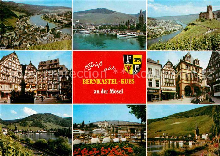 BERNKASTEL-KUES Berncastel Rheinland-Pfalz Burgruine Brunnen