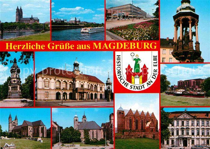 MAGDEBURG  CITY Schloss Denkmal Muenster