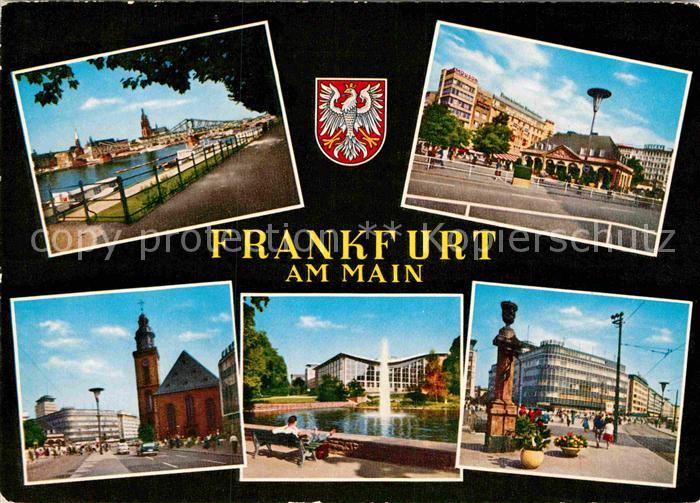 Frankfurt Main Brunnen Kirche