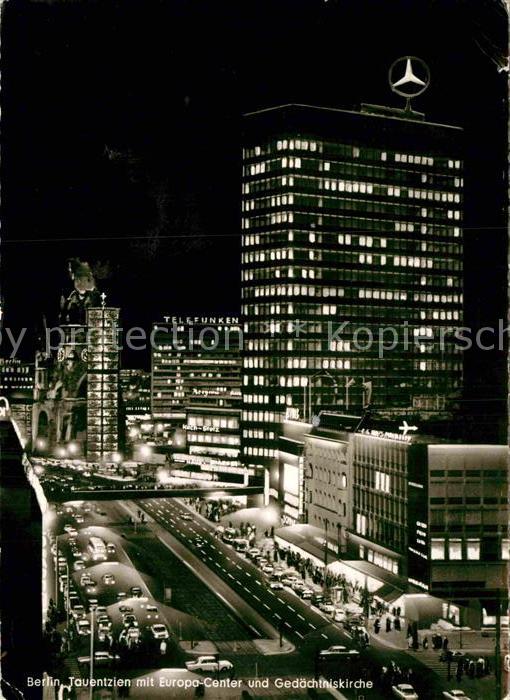 BERLIN  CITY Tauentzien Europa-Center Gedaechtniskirche