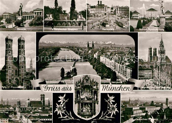 Muenchen Bayern Marienplatz Karlsplatz Bavaria Frauenkirche