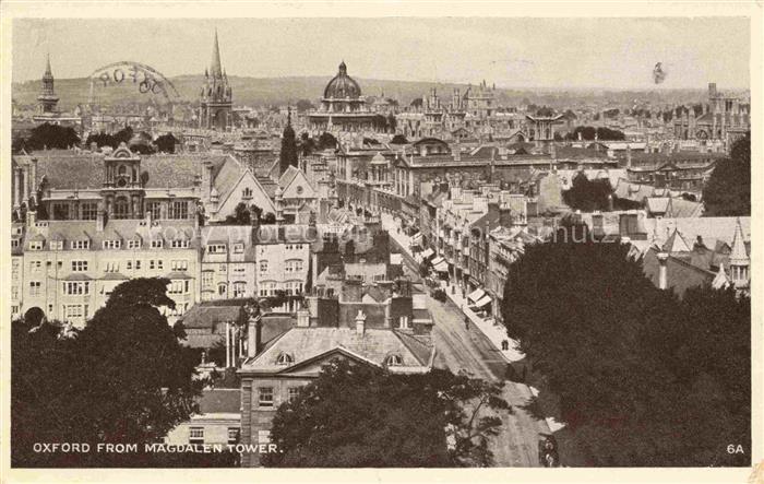 OXFORD  Oxfordshire UK View from Magdalen Tower