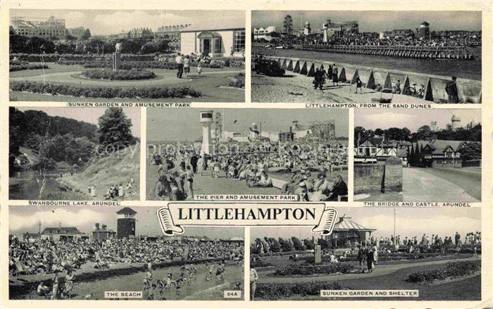 Littlehampton Wychavon Worcestershire UK Sunken Garden Amusement Park Swanbourne