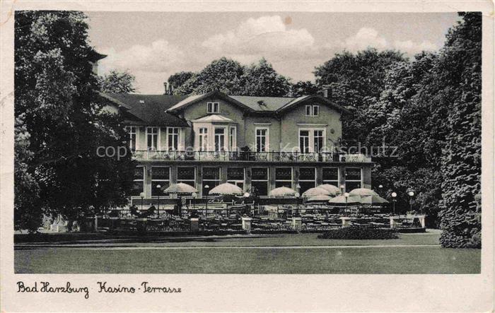 BAD HARZBURG Niedersachsen Kasino Terrasse