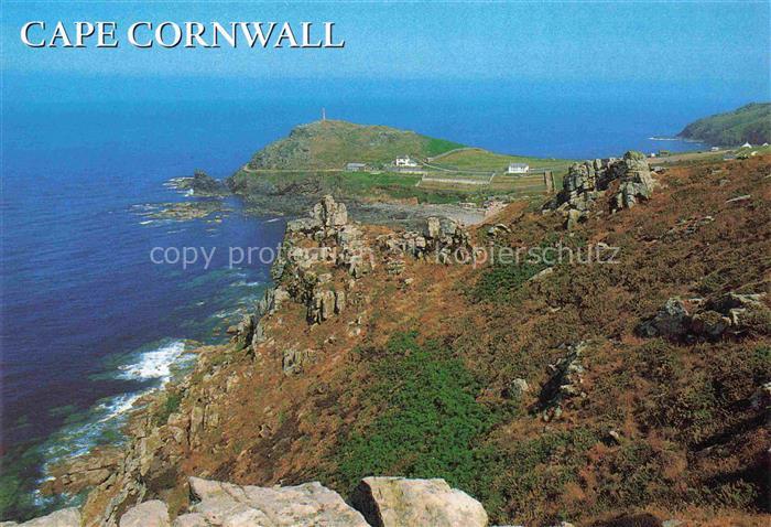 Cape Cornwall Lands End Penzance Cornwall UK Panorama