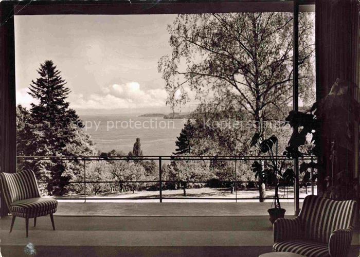 ueberlingen Bodensee BW Sanatorium Dr. Buchinger Ausblick auf den See