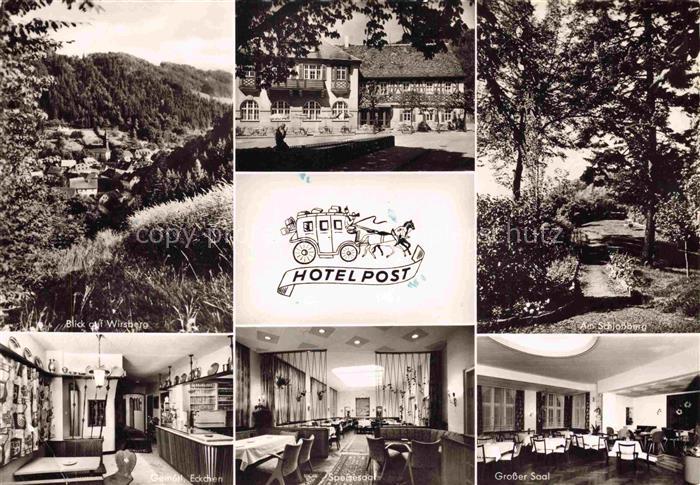 Wirsberg Kulmbach Bayern Panorama Hotel Post Restaurant Grosser Saal Partie am S