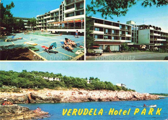 Verudela PULA Istria Croatia Hotel Park Swimming Pool Kueste