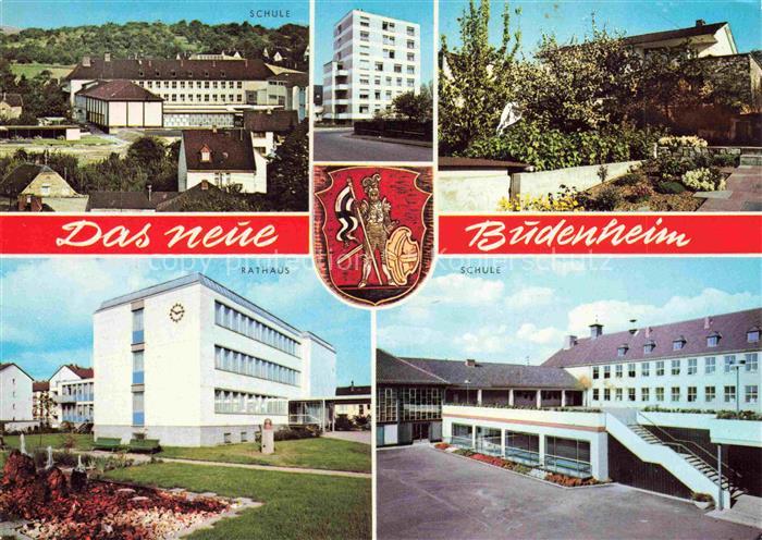 Budenheim Rhein Rheinland-Pfalz Schule Hochhaus Rathaus