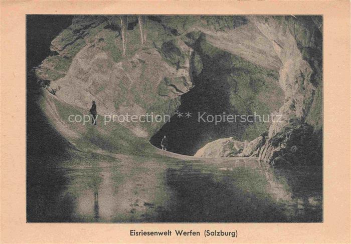 Werfen SALZBURG AT Eisriesenwelt Hoehle im Tennengebirge