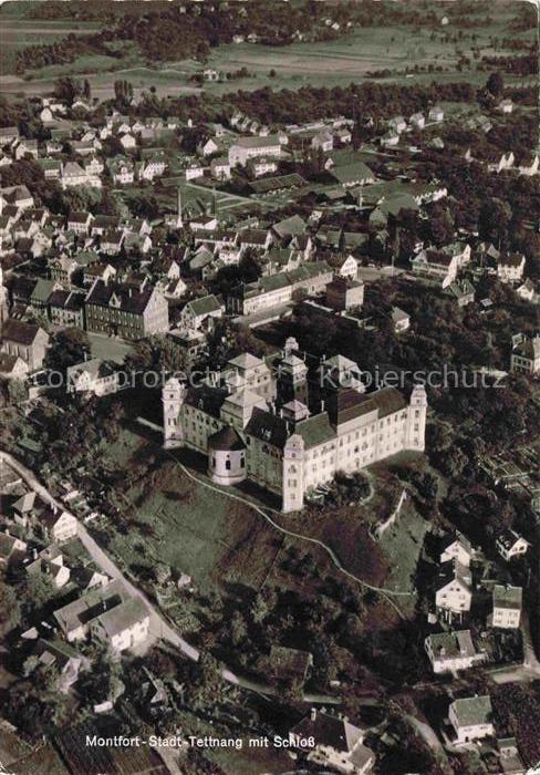 Tettnang Bodenseekreis BW Stadtbild mit Schloss Montfort