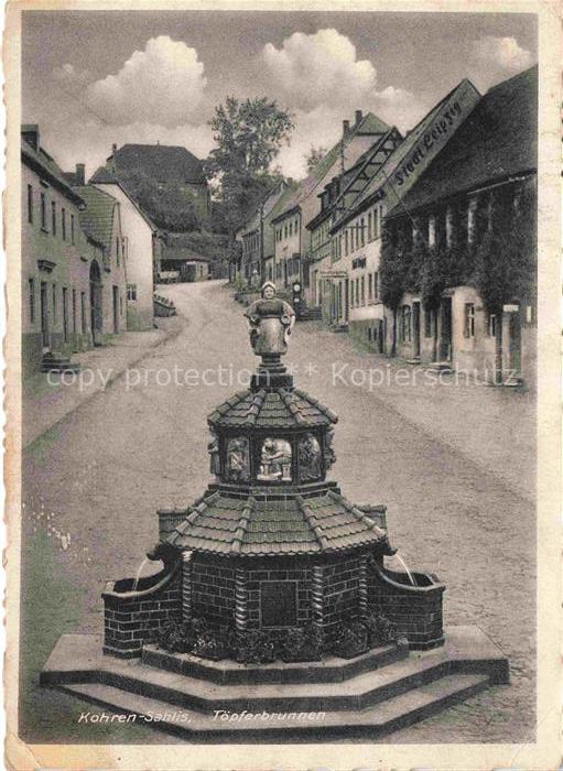 Kohren-Sahlis Leipzig Sachsen Toepferbrunnen