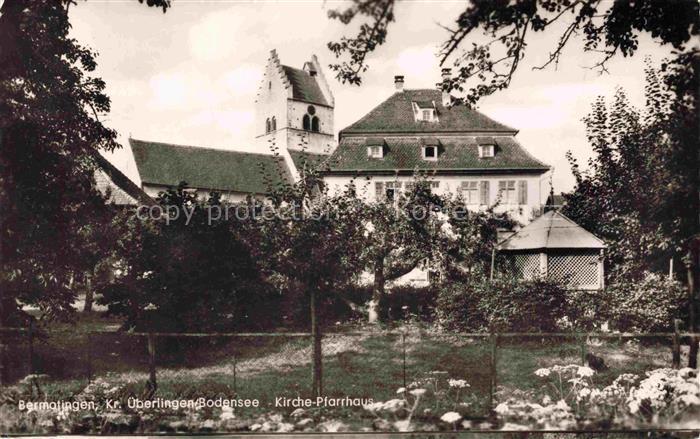 Bermatingen Bodenseekreis BW Kirche Pfarrhaus