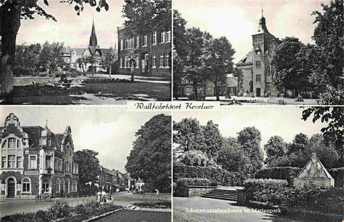 Kevelaer Wallfahrtskirche Rathaus Schutzmantelmadonna Marienpark