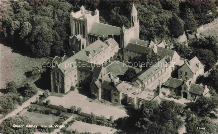 Isle-of-Wight IOW   UK Quarr Abbey Fliegeraufnahme