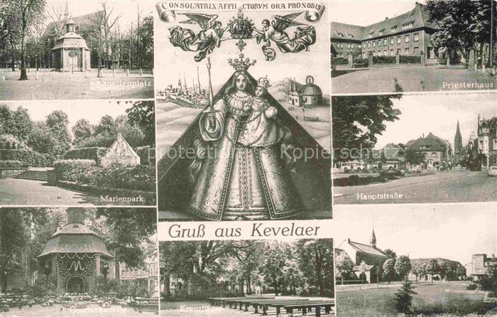 Kevelaer Kapellenplatz Marienpark Priesterhaus Hauptstrasse Gnadenkapelle Kreuzb