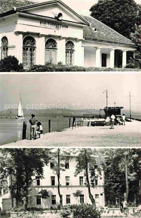 Balatonlelle Fonyod Somogy HU Kulturhaus Strand Promenade Hotel