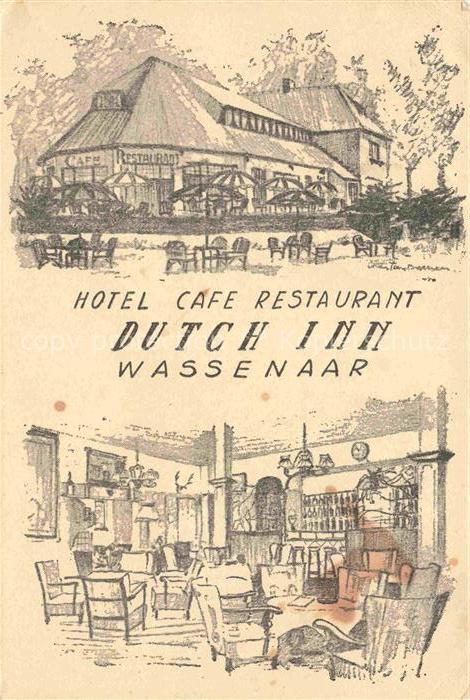 Wassenaar DEN HAAG La Haye NL Hotel Cafe Restaurant Dutch Inn
