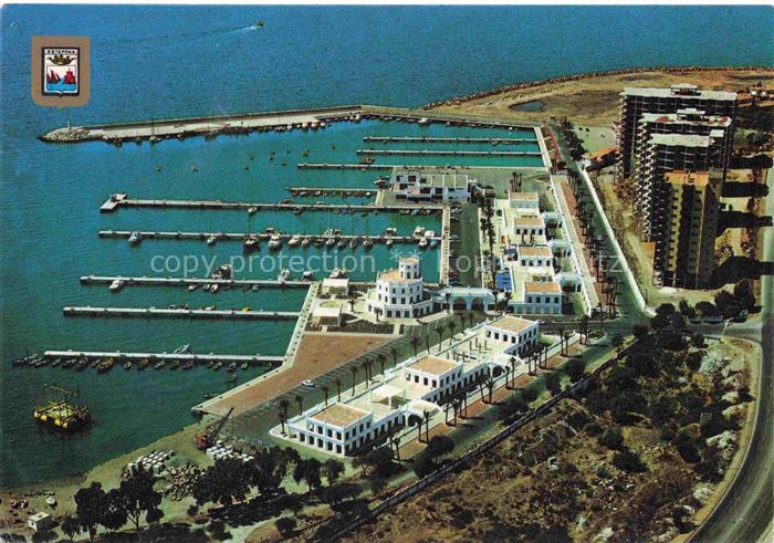 Estepona Malaga Andalucia ES Puerto Deportivo Fliegeraufnahme