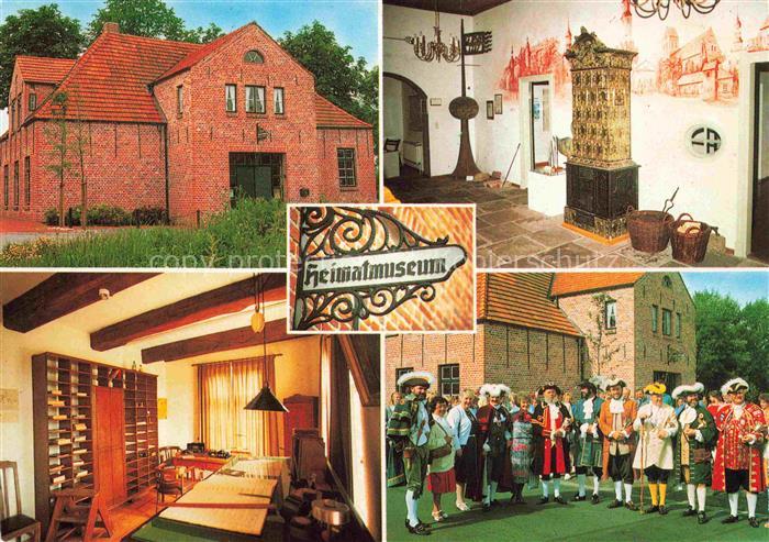 Neustadtgoedens Sande Friesland Niedersachsen Heimatmuseum Teilansichten Trachte