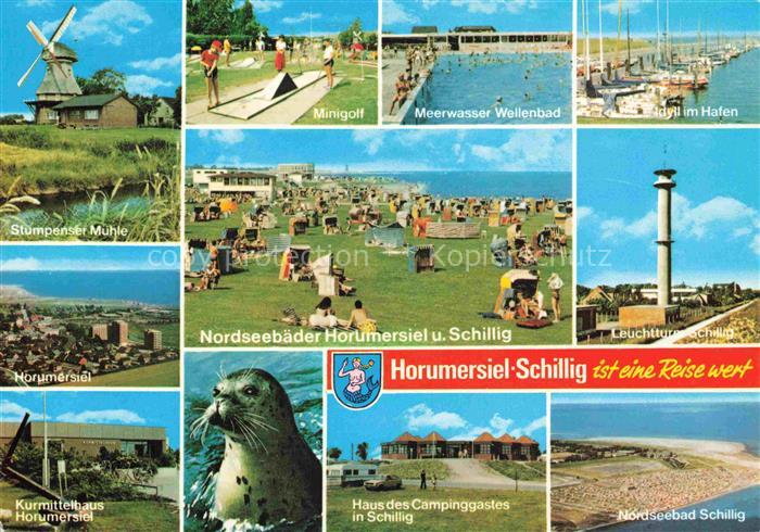 Schillig Horumersiel Nordseebad Friesland Niedersachsen Stumpenser Muehle Kurmit