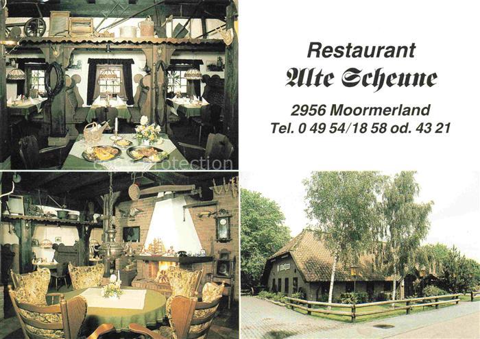 Moormerland LEER Niedersachsen Restaurant Alte Scheune Gastraeume