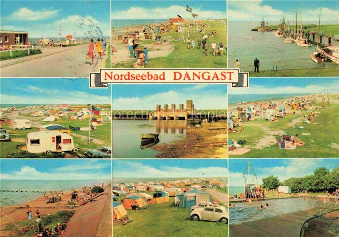 Dangast Nordseebad Varel Niedersachsen Strandpartien Camping Freibad Mole